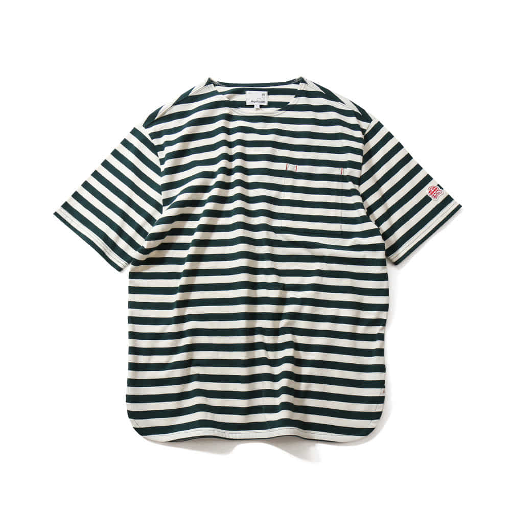 [Horlisun]  20SS Union Short Sleeve Pocket T-Shirts SU seasonal Green Cream  
