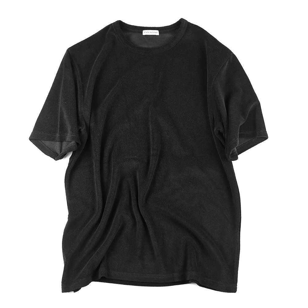 [Slick And Easy]  Terry T-Shirts Black
