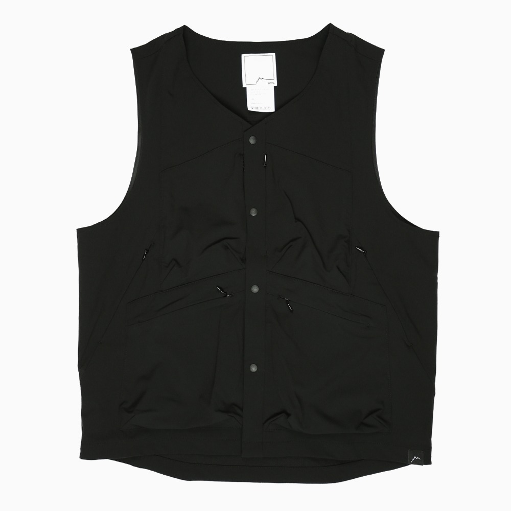 [Cayl]  Bulky Pocket Vest Black
