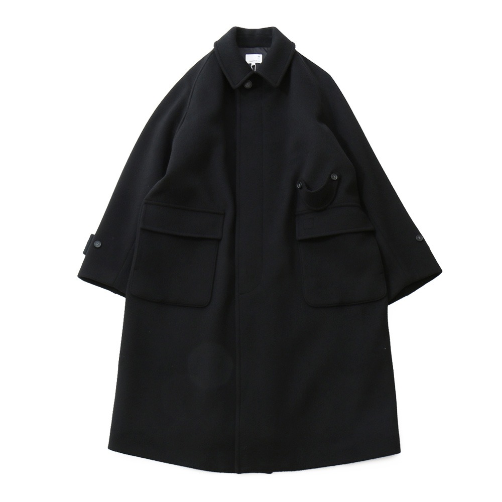 [Horlisun]  20FW Winterport Wool Long Coat Seasonal Black
