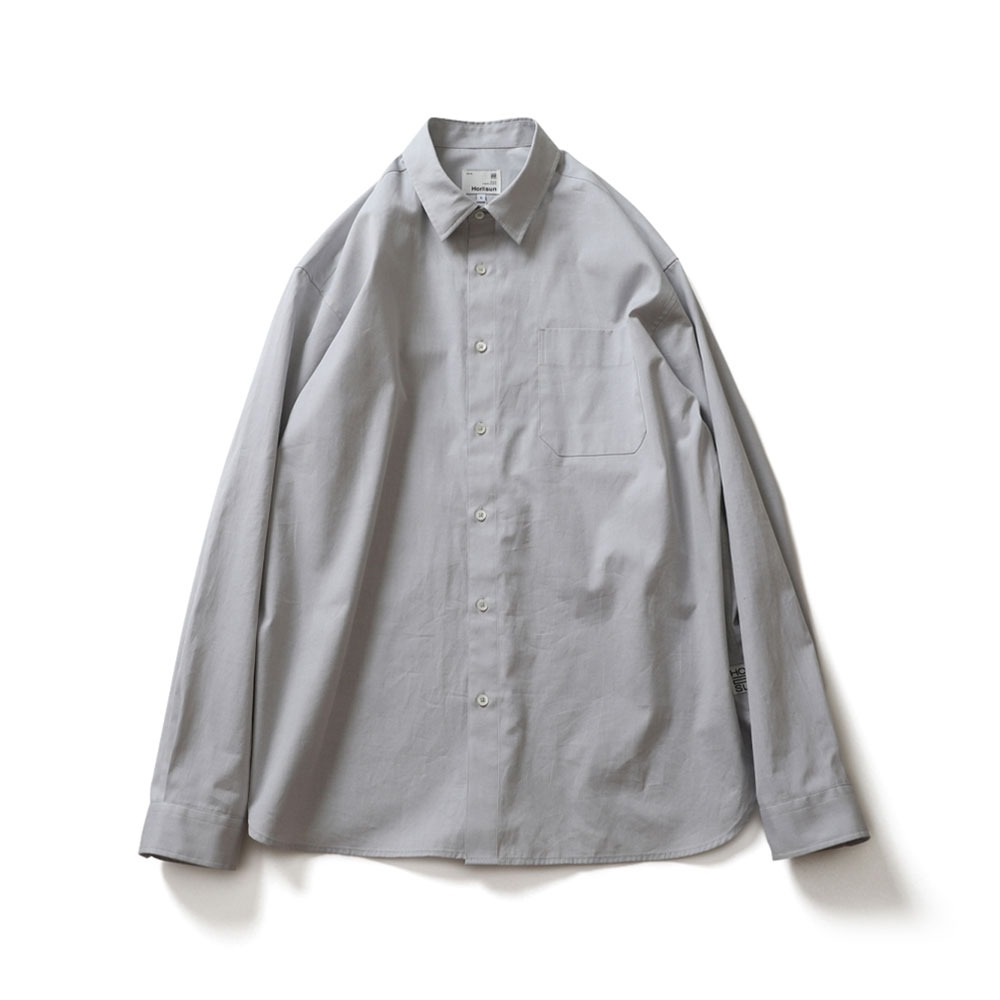 [Horlisun]  21SS Jane Silky Oxford Shirts Light Grey