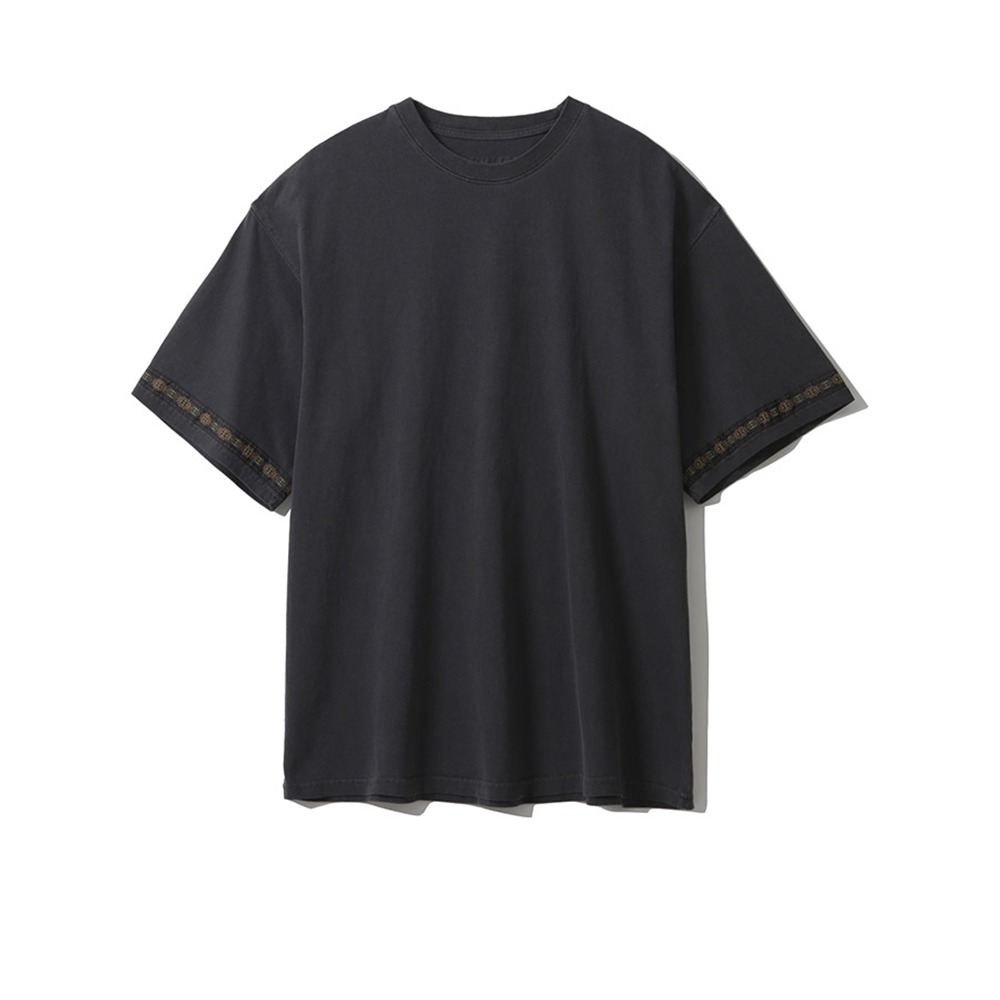 [Sustain]  Jacquard T-Shirts Black   
