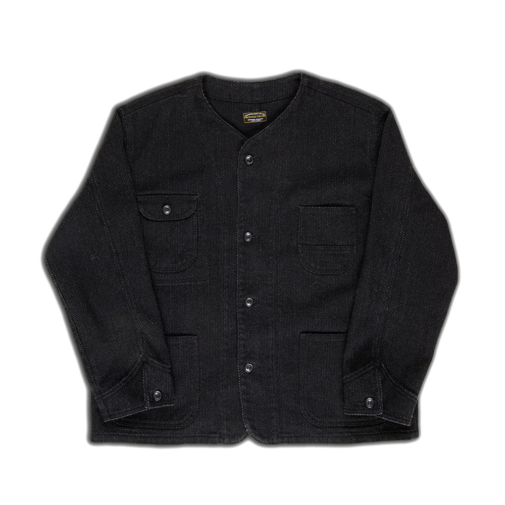 [Oriental United]  Setouchi Nami Jacket Black Sashiori