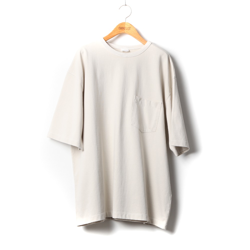 [Fall Break]  Pocket T-Shirts V2 Light Grey