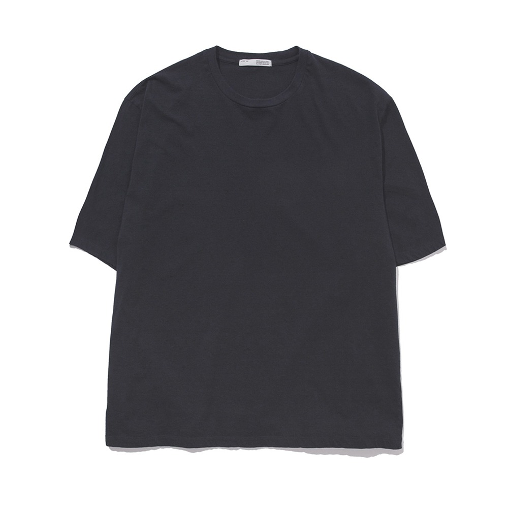 [Pottery]  Short Sleeve Basic T-Shirt Charcoal