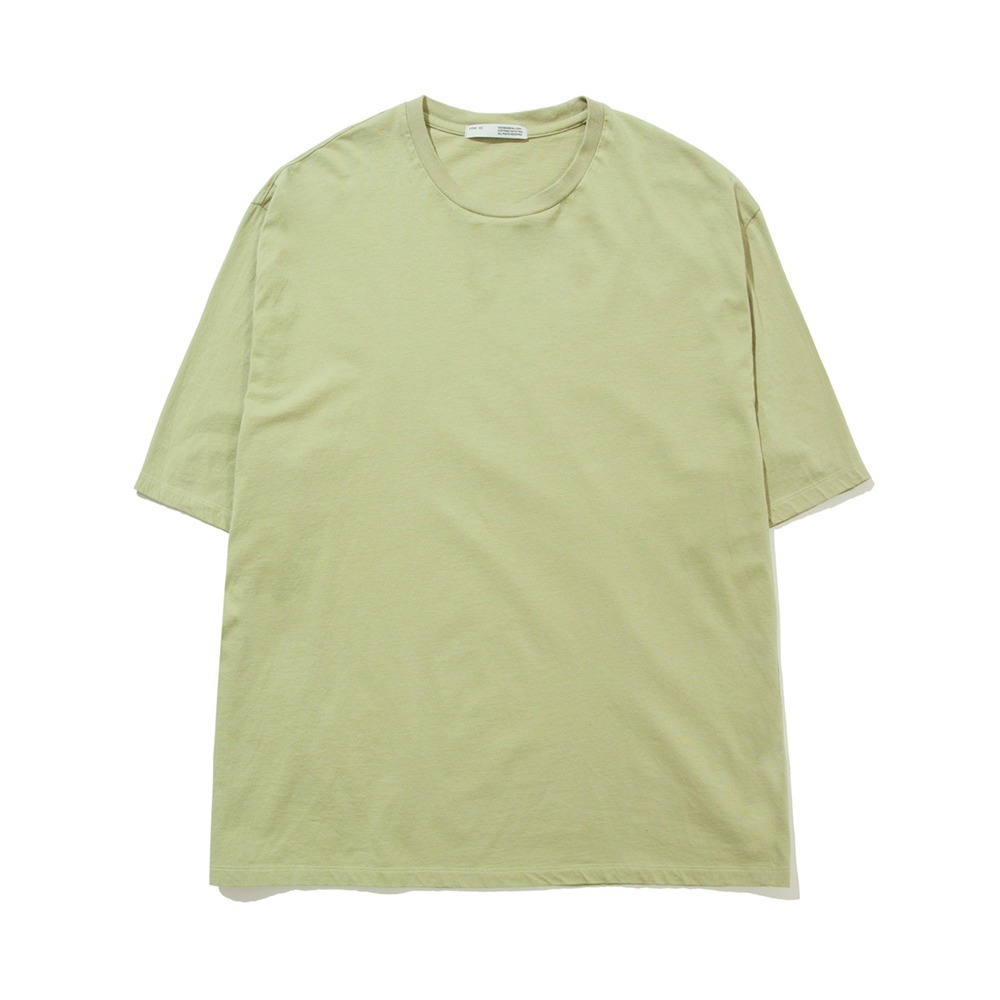 [Pottery]  Short Sleeve Basic T-Shirt Light Green