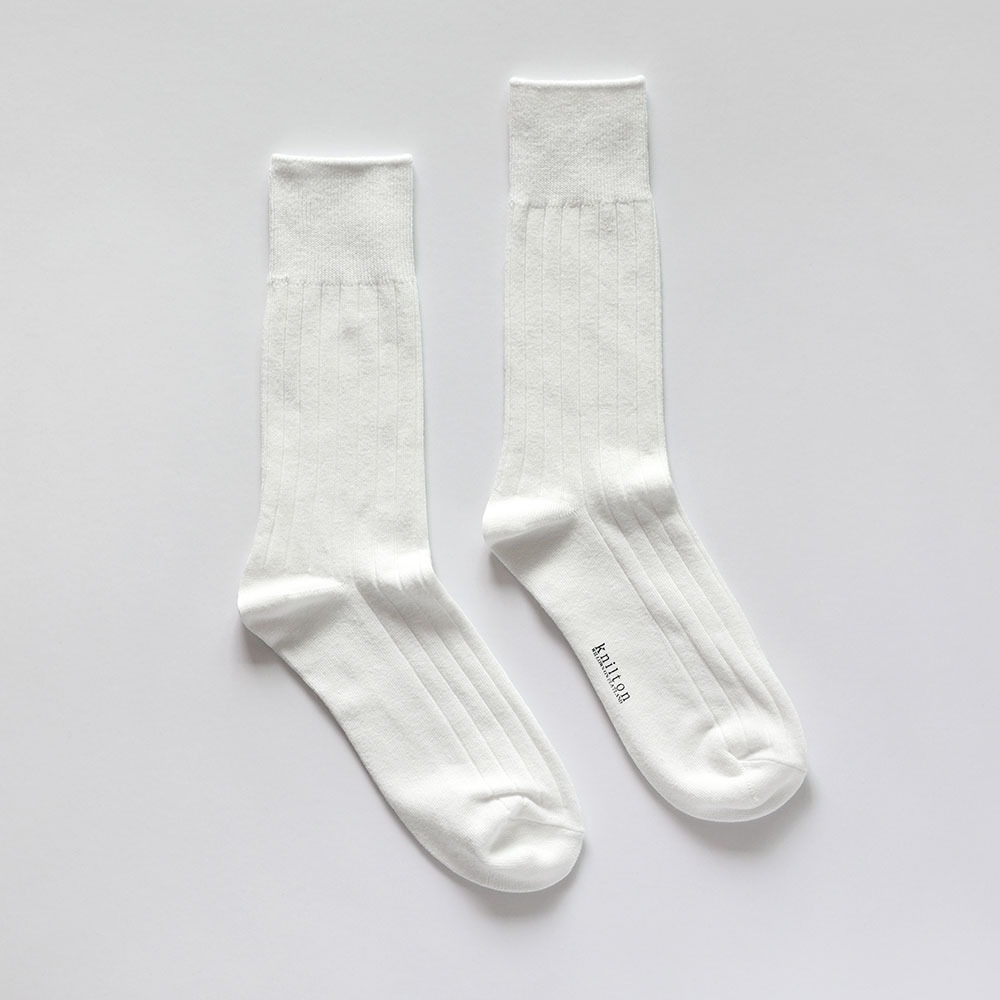 [Knilton]  [022-001] Double Cylinder Socks Natural  