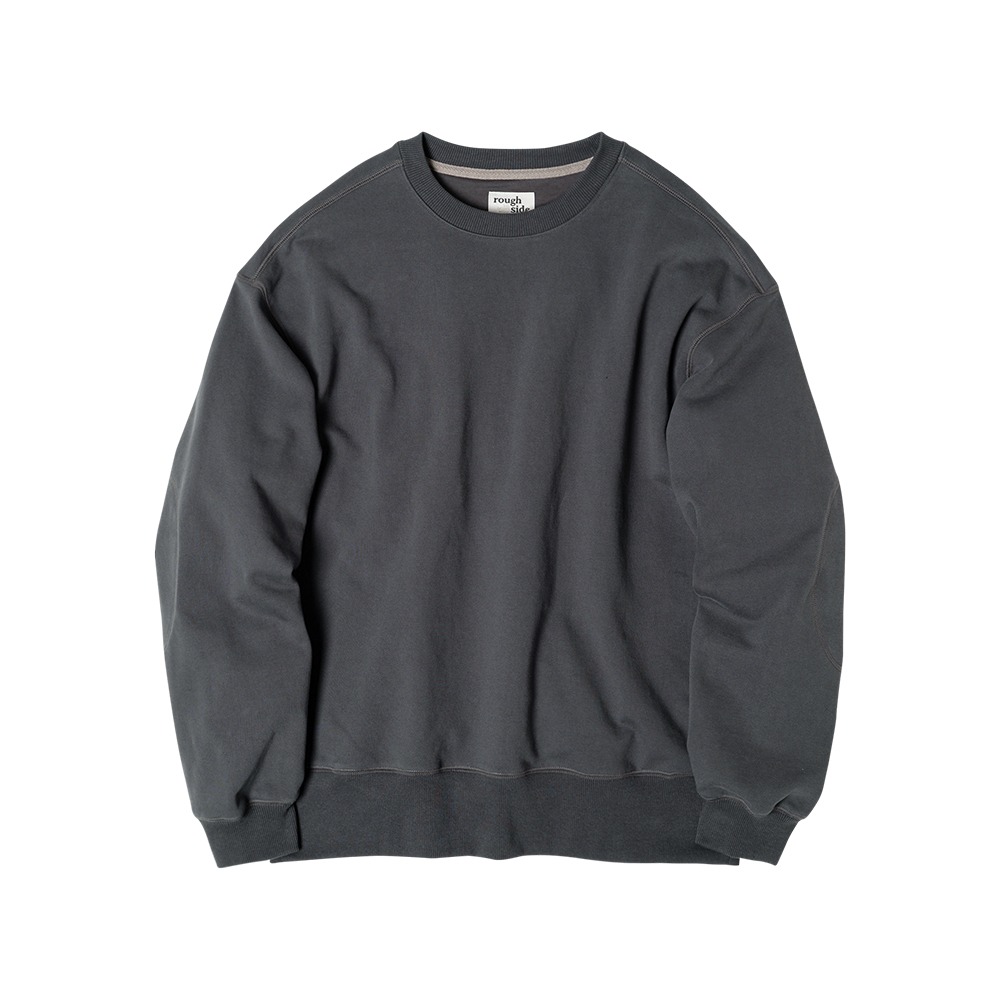 [Rough Side]  22S/S Oversized Sweat Shirt Charcoal