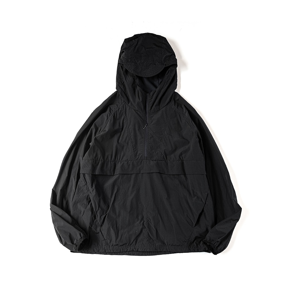 [Ourselves]  Packable Traveller Anorak Black