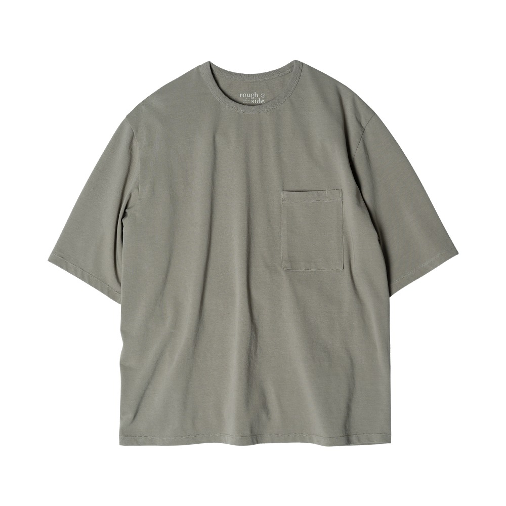 [Rough Side]  Primary Half T-Shirt Humus