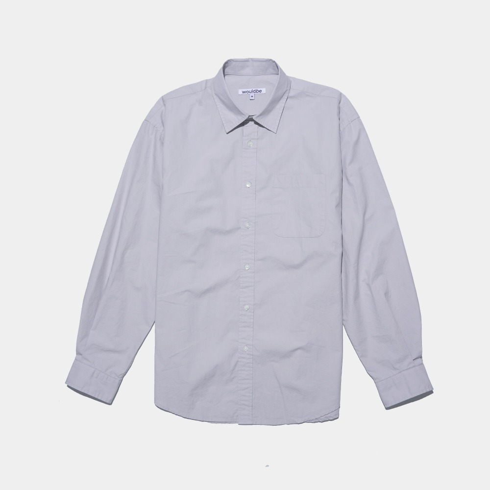 [Would Be]  Relaxed Shirts Light Grey