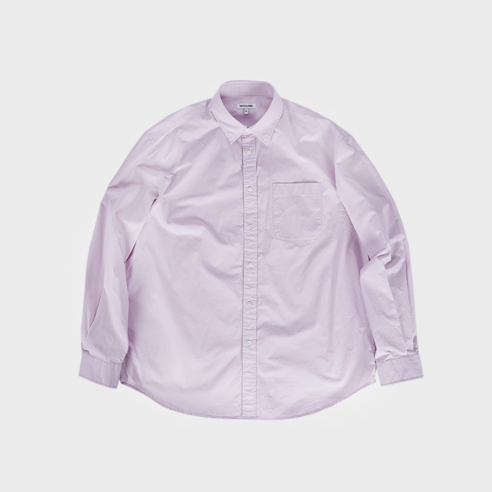 [Would Be]  Relaxed Shirts Light Pink