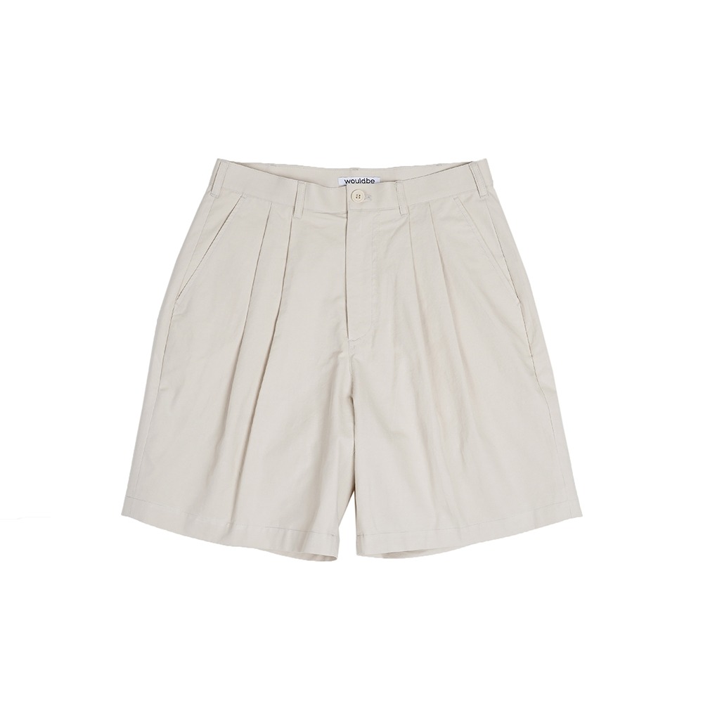 [Would Be]  Relaxed Half Pants Ivory