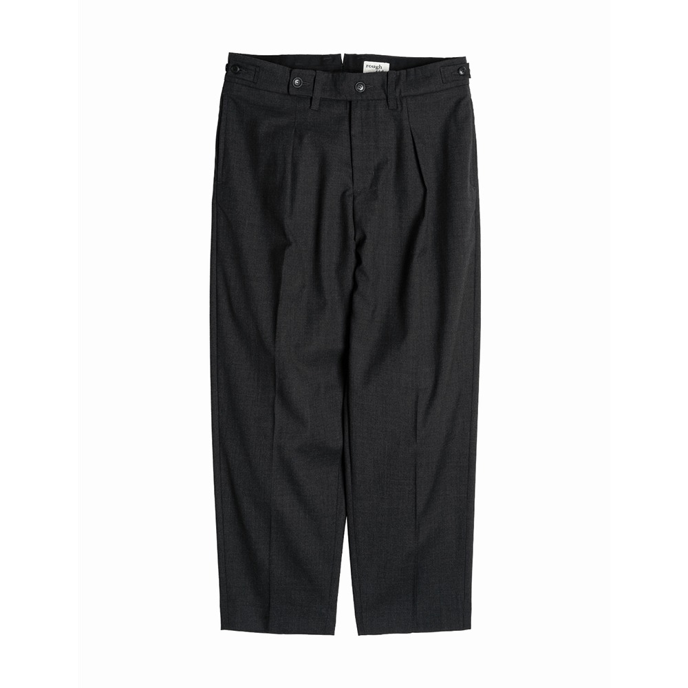 [Rough Side]  22FW Club Pants Charcoal (Wool)