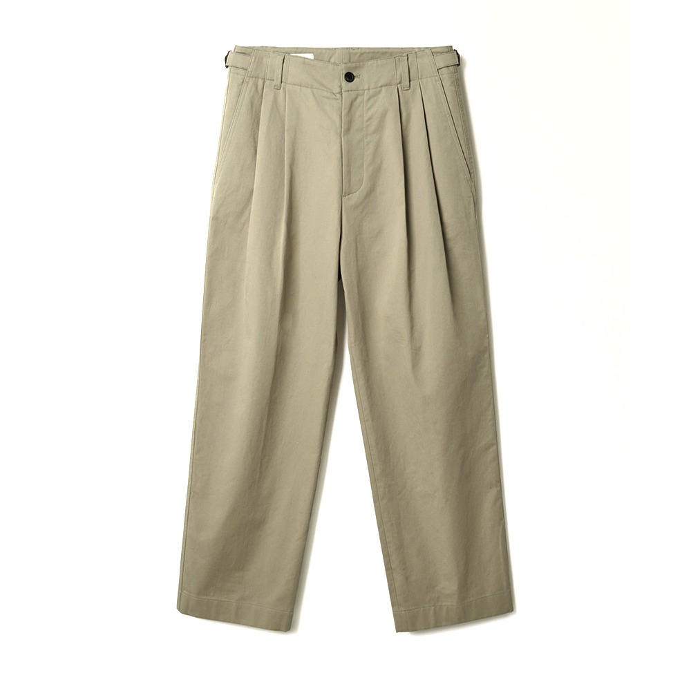 [INTHERAW]  22FW Traveller Chino Pants Olive Grey