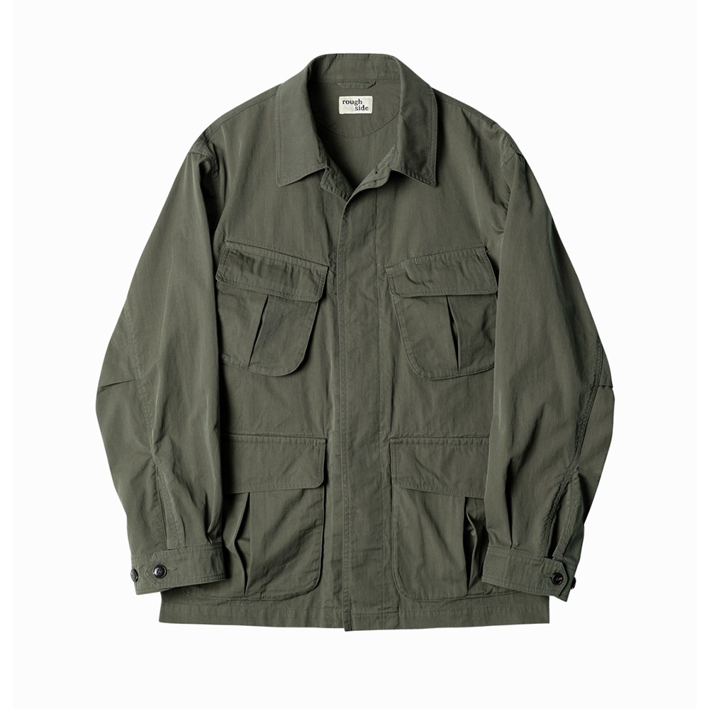 [Rough Side]  23SS Fatigue Jacket Olive