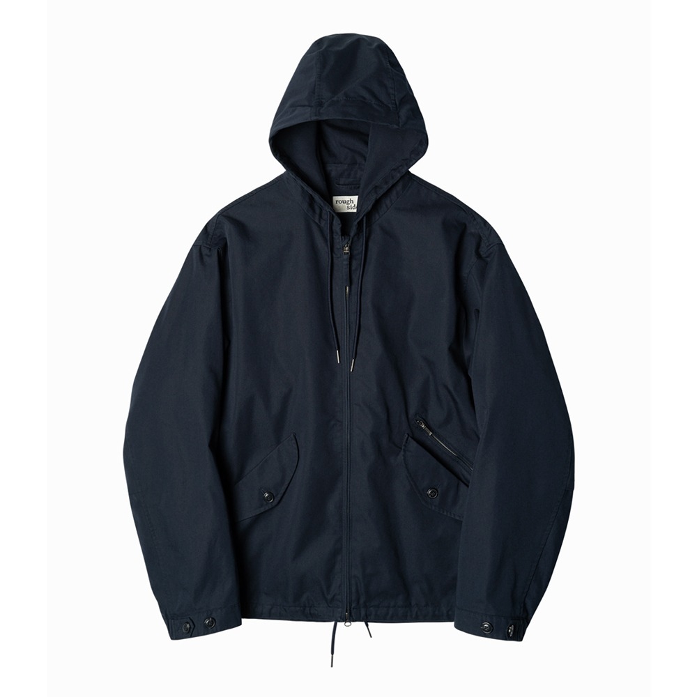 [Rough Side]  23SS Hill Parka Navy