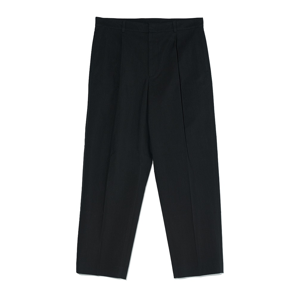 [Steady Every Wear]  Relaxed CN Pants Black