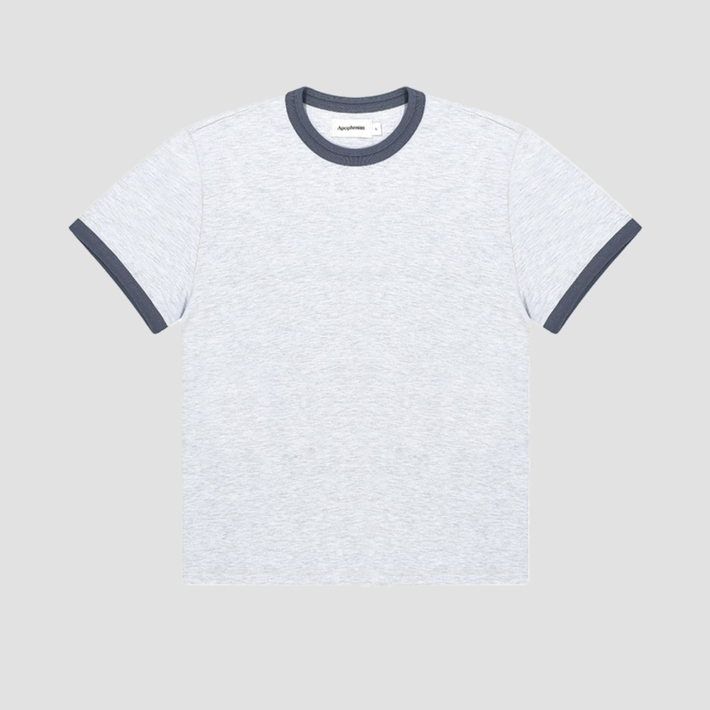 [Apophenian]  Double Crewneck T-shirt Fog