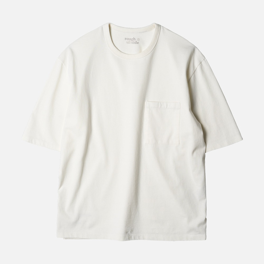 [Rough Side]  23SS Primary Half Sleeve Off White   즉시발송 