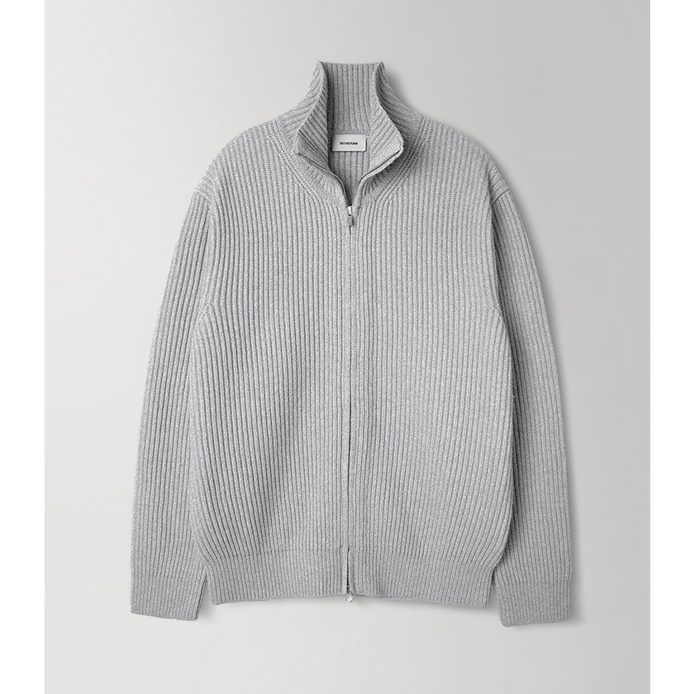 [INTHERAW]  Roy Full Knit Parka(Cotton Cashmere) Light Grey  회원 10% 할인 쿠폰 발행중 