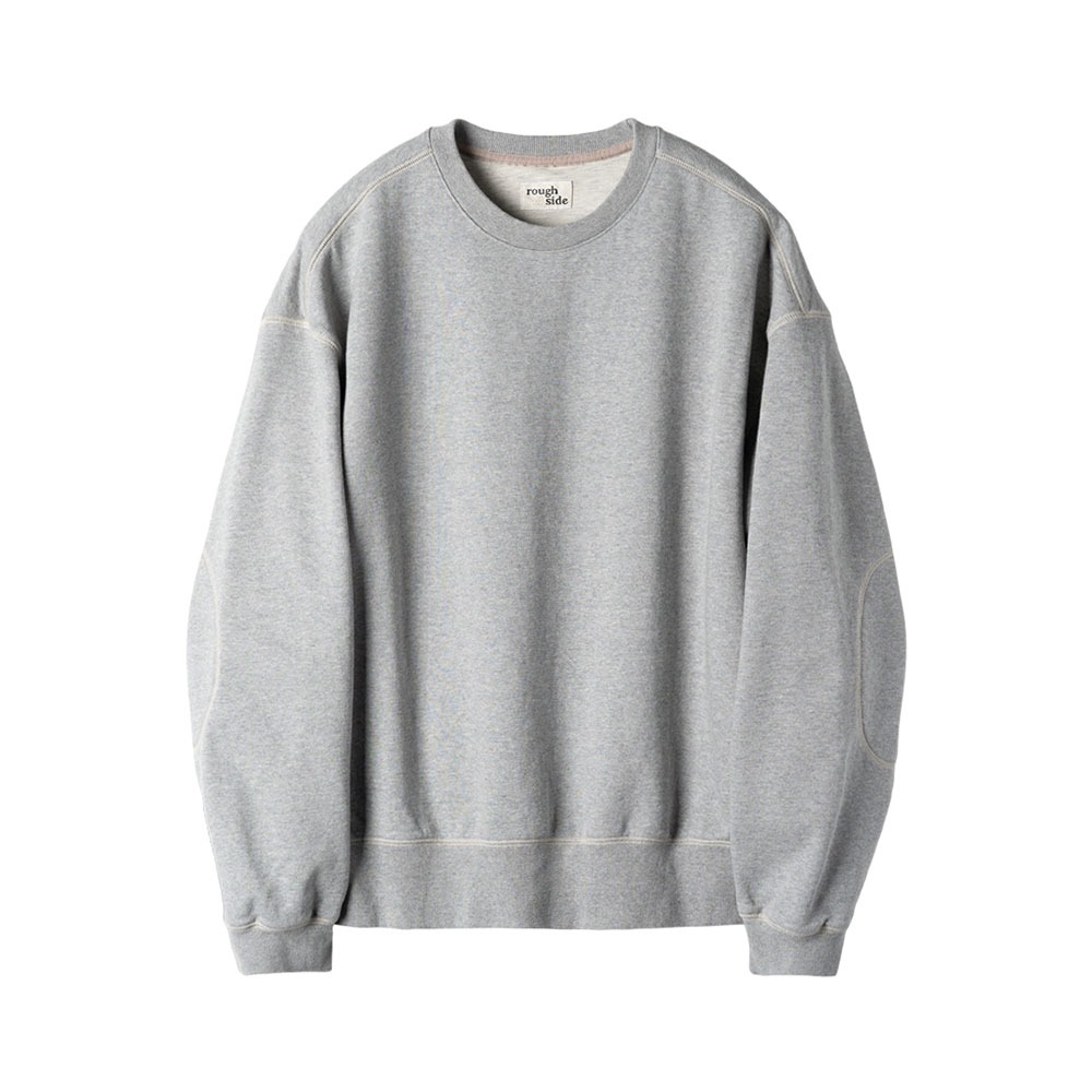 [Rough Side]  24SS Oversized Sweat Shirt M.Grey