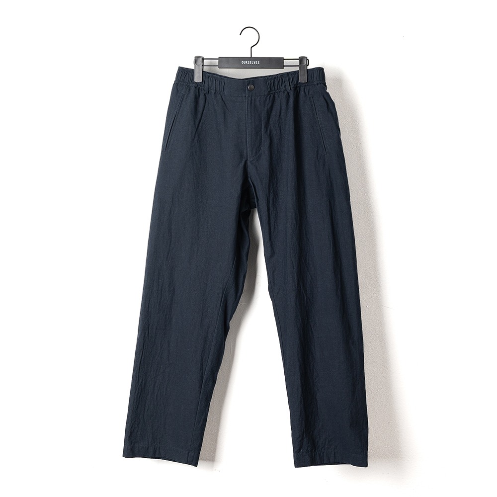 [Ourselves]  24SS Powder washed Slumber Pants Navy