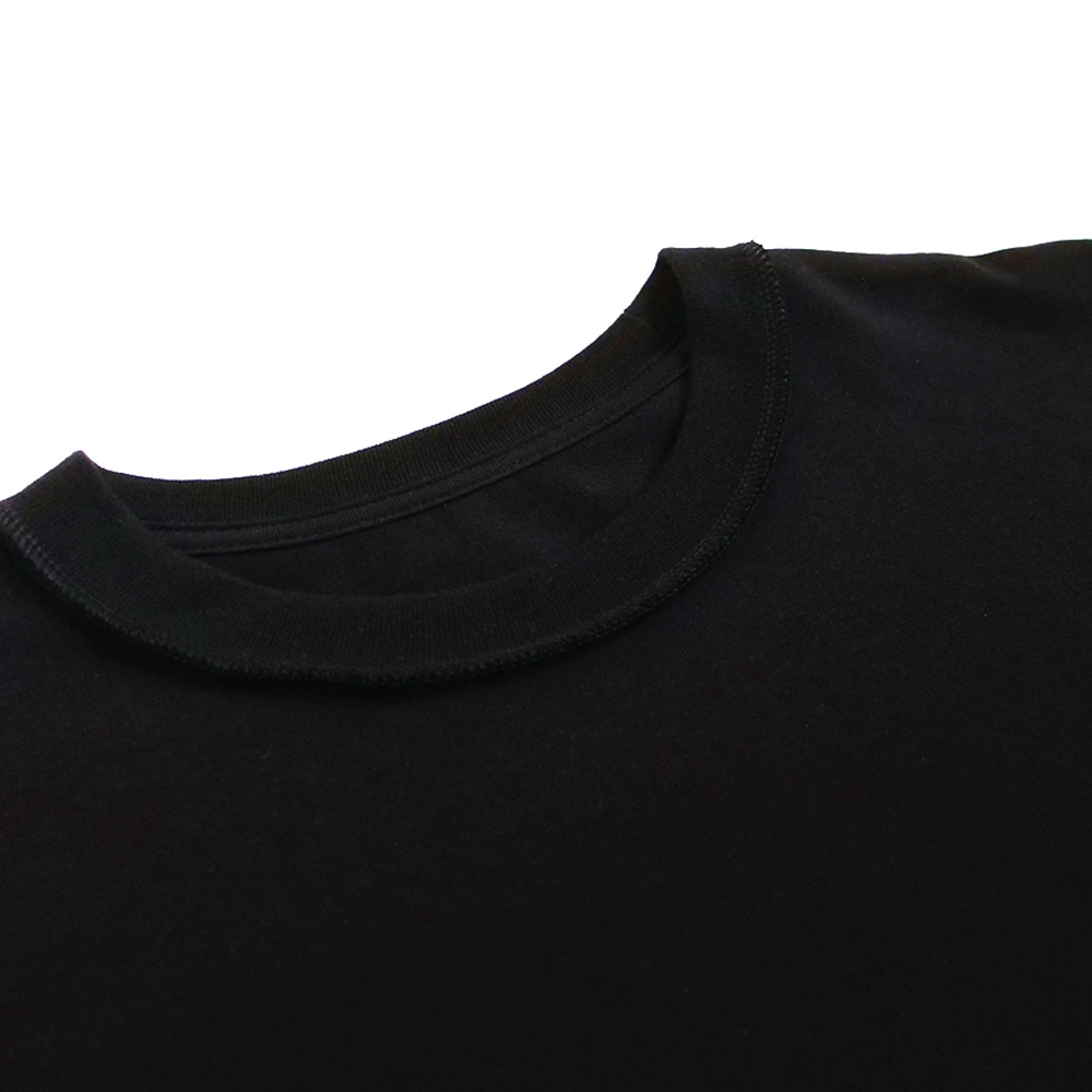 [Gakuro]  Reversible H/S T-Shirt Black