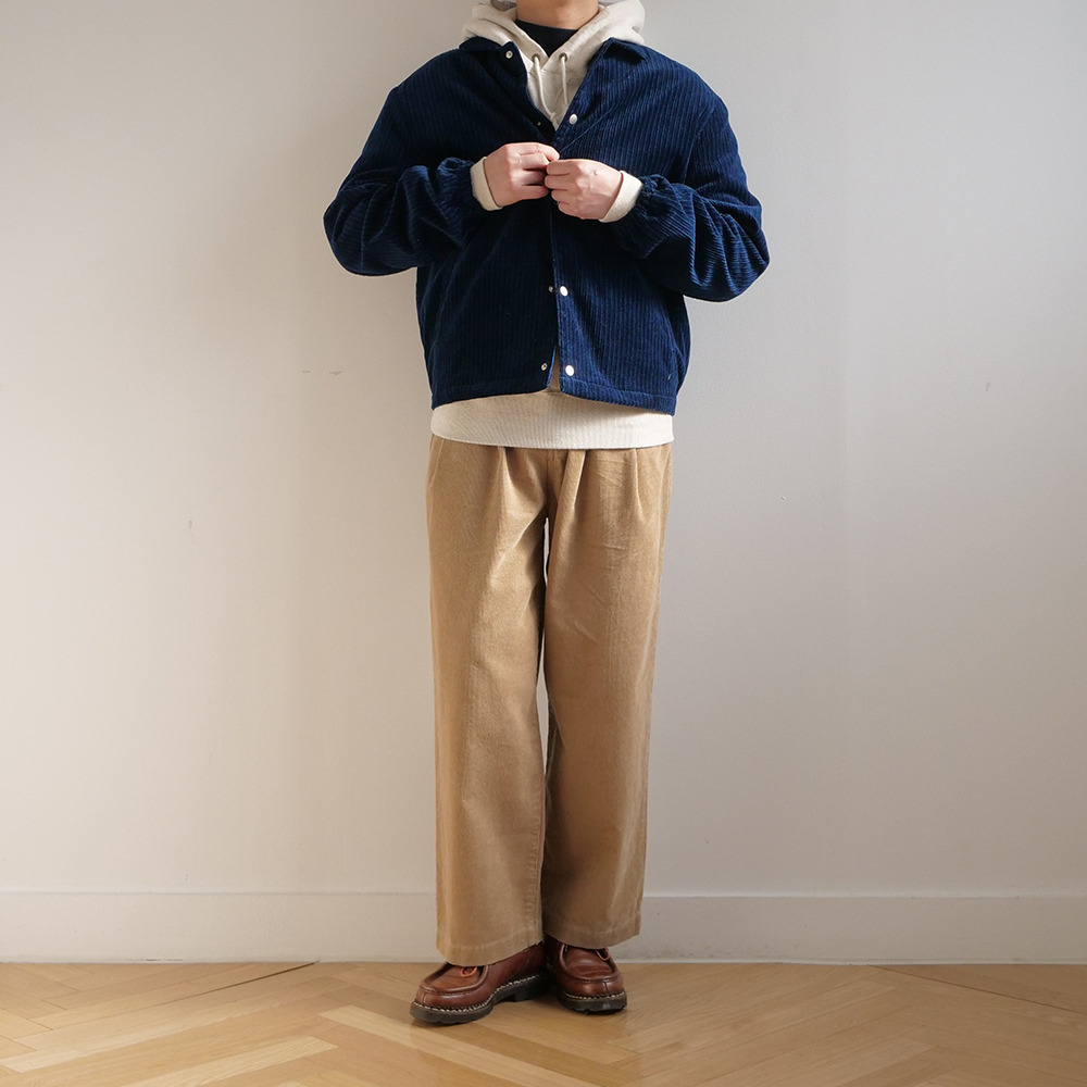 [Oriental United]  Corduroy Setouchi Nami Pants Beige
