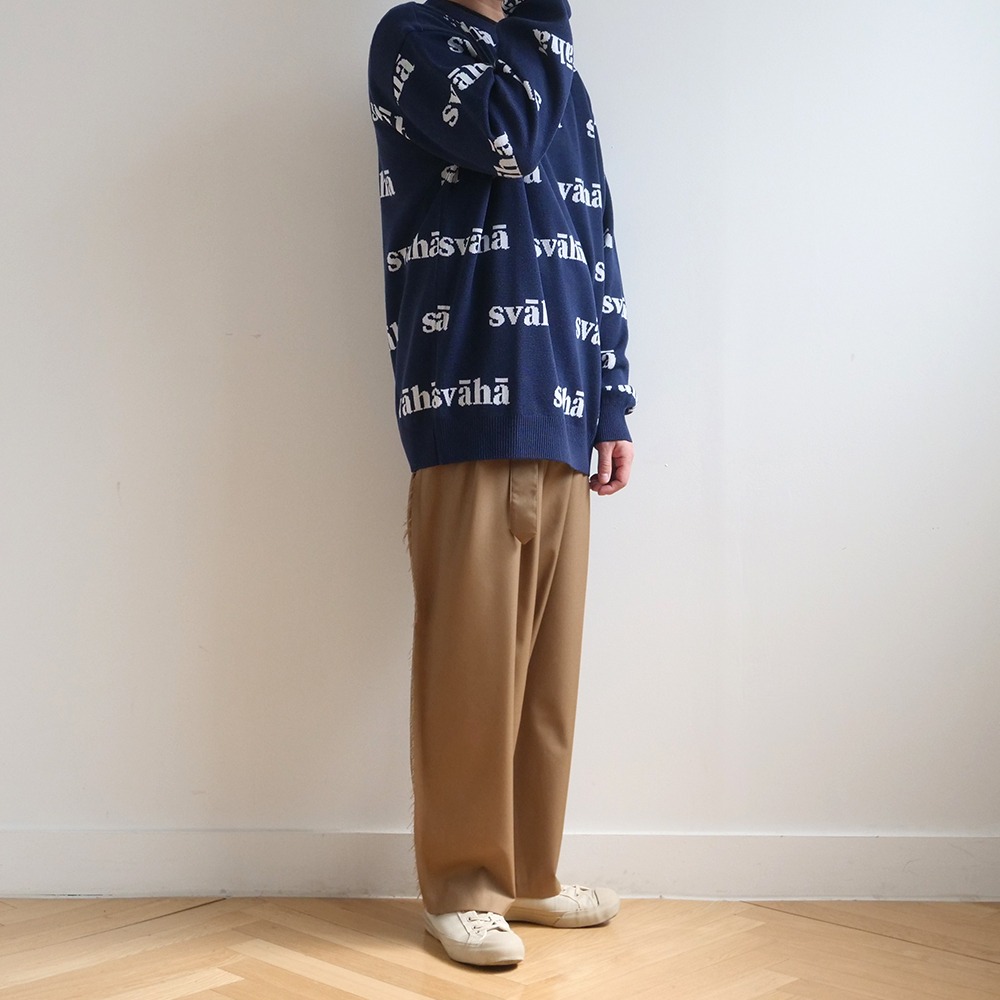 [Youngwall Junction]  Svaha Knit Navy