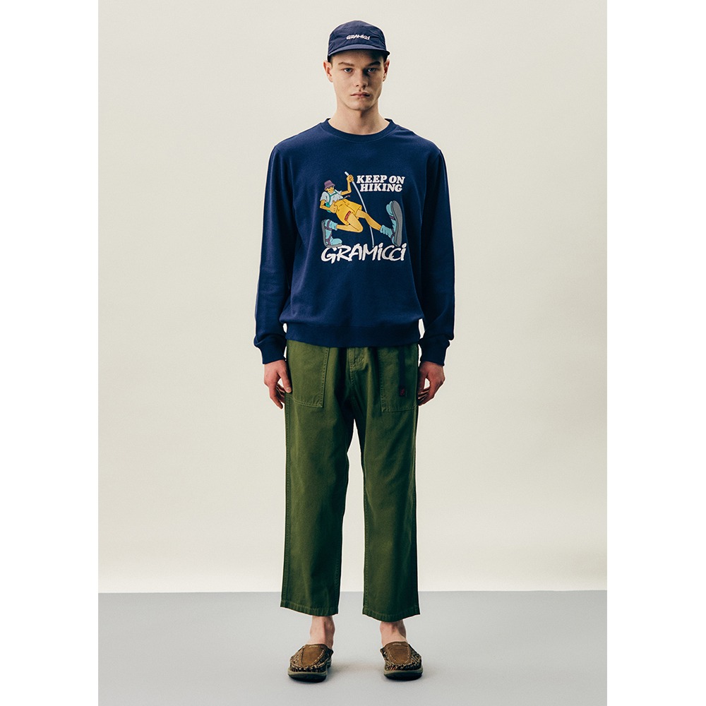 [Gramicci]  Loose Tapered Pants Olive
