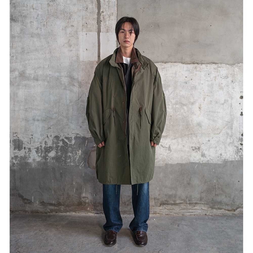 [Ourselves]  24SS Hidensity Weather Cloth Mods Parka Olive Drab