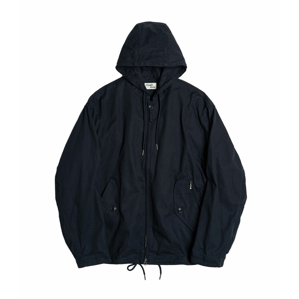 [Rough Side]  22FW Hill Parka Navy