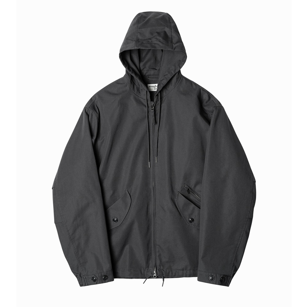 [Rough Side]  23FW Hill Parka Charcoal
