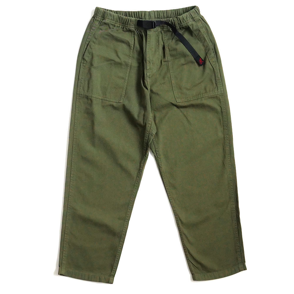 [Gramicci]  Loose Tapered Pants Olive  