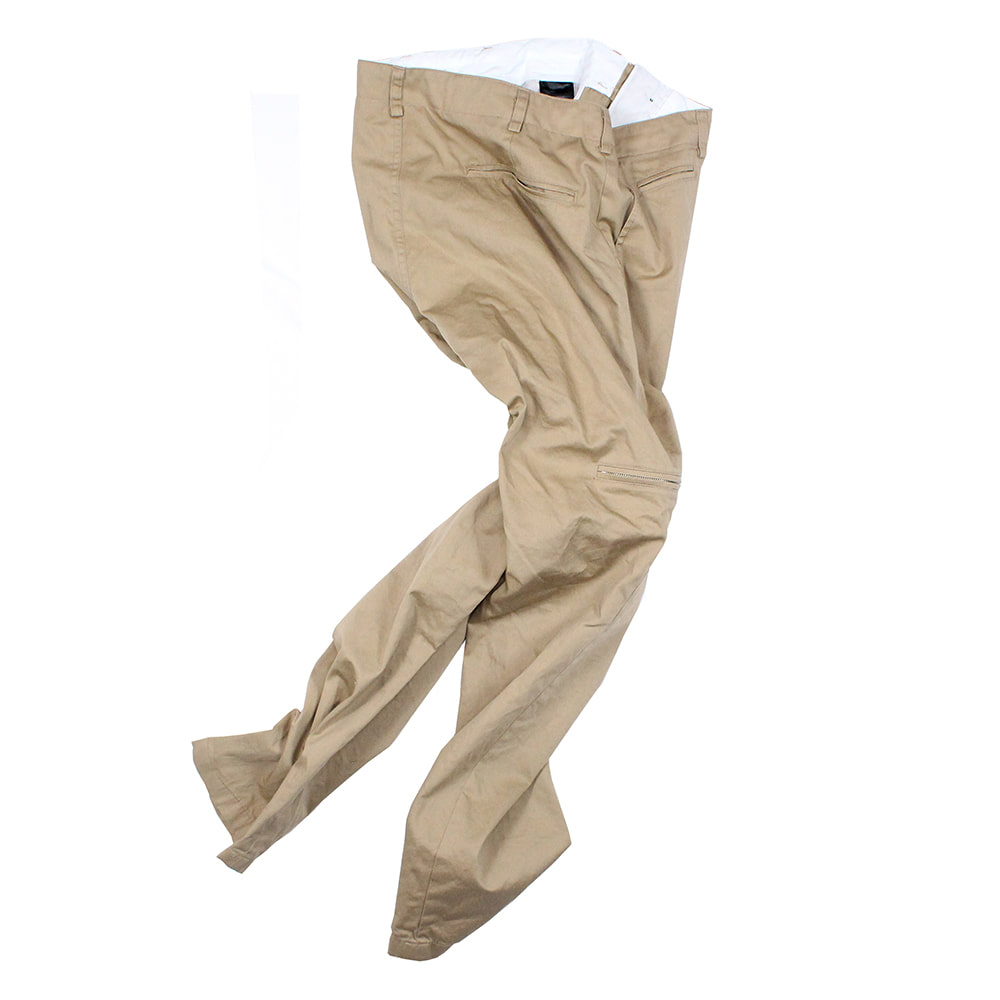 [The Flawless]  Combat Trouser Beige One Wash