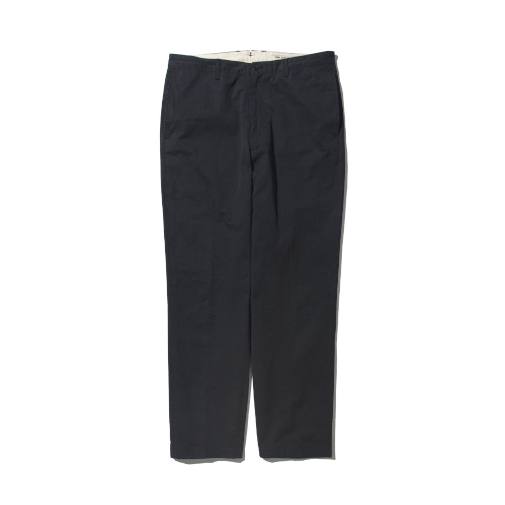 [Pottery]  Washed Tapered Pants Cotton High Density Twill Nidom Bio Wash Navy