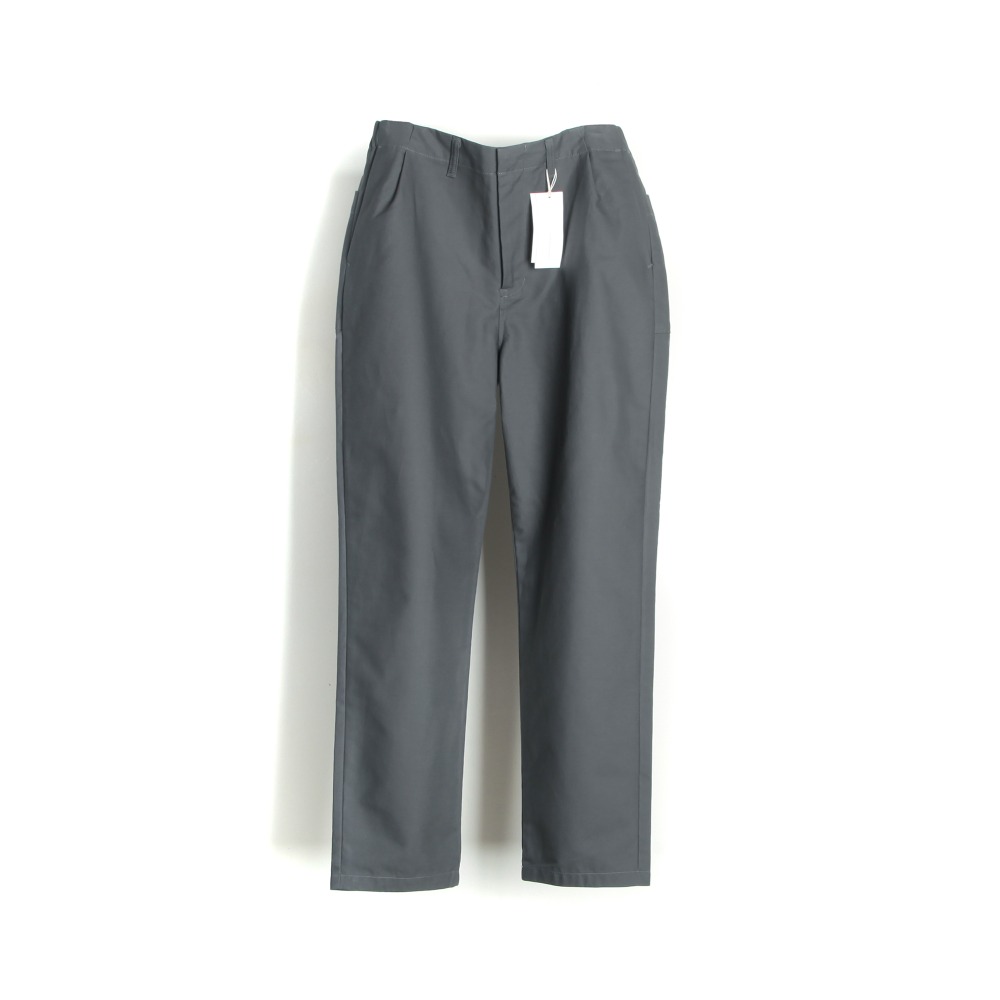 [Still By Hand]  PT02203OS W Cloth Tapered Pants Slate Grey   30% Season Off 
