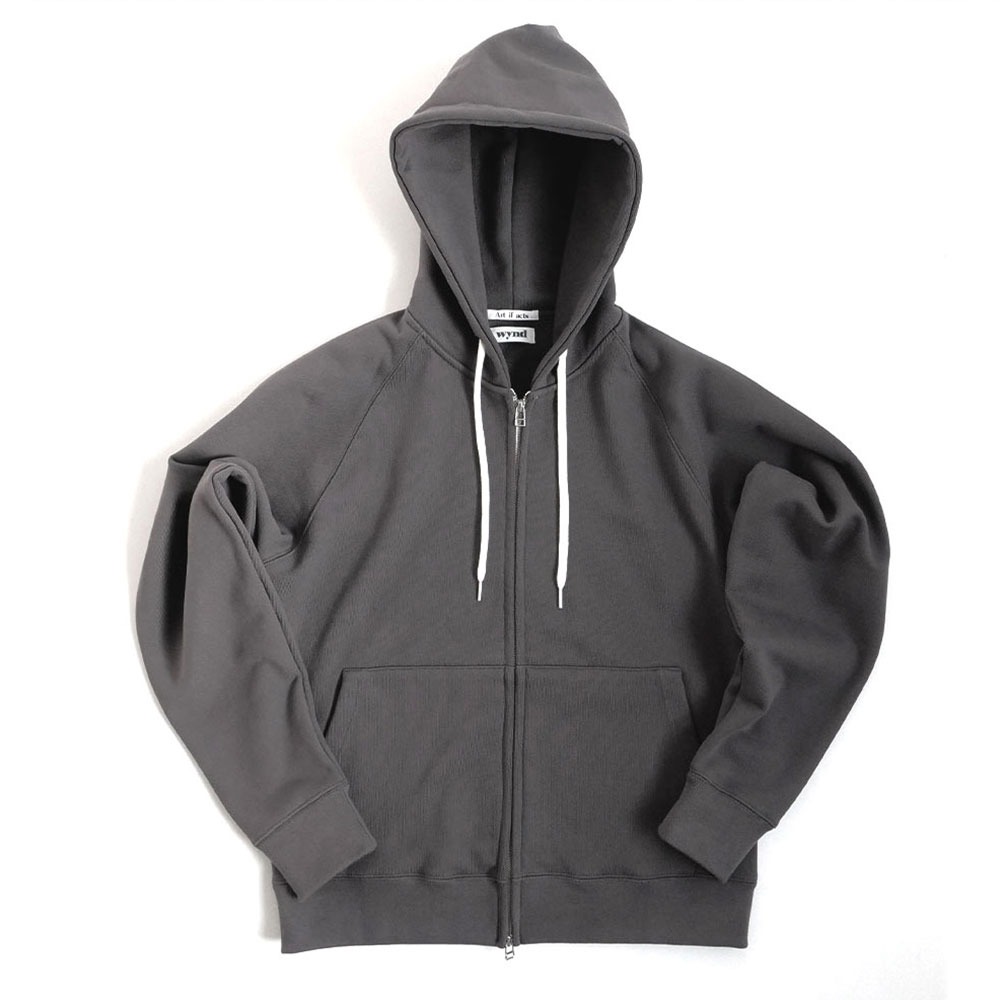 [Art if acts]  Heavy Hooded Sweat Shirt Charcoal Grey   [Exclusive Color] 