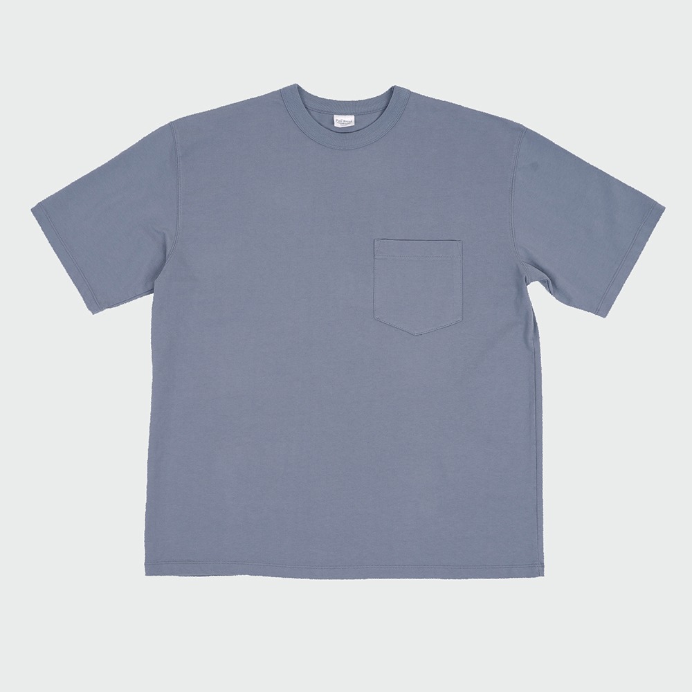 [Fall Break]  Breeze T-Shirts Blue Grey