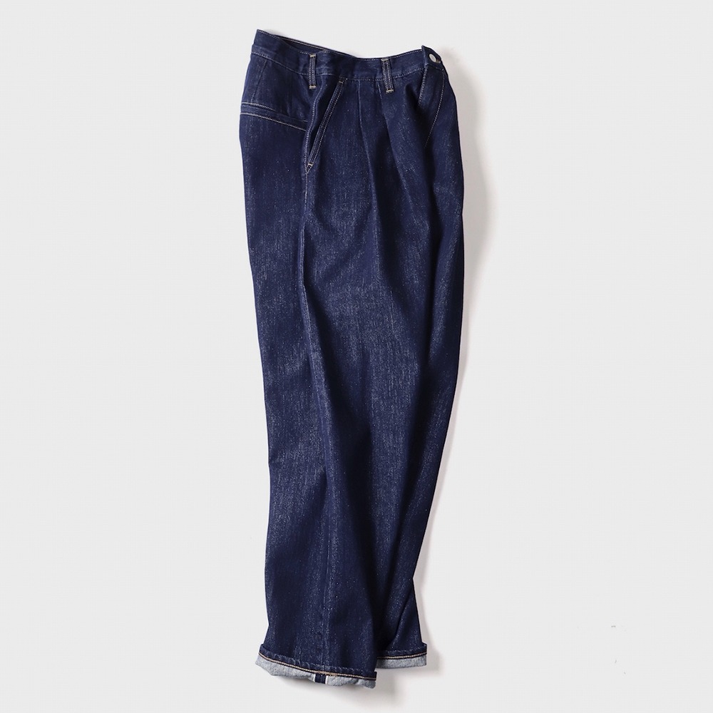 [Slick And Easy]  Charlie Pants indigo One-Washed