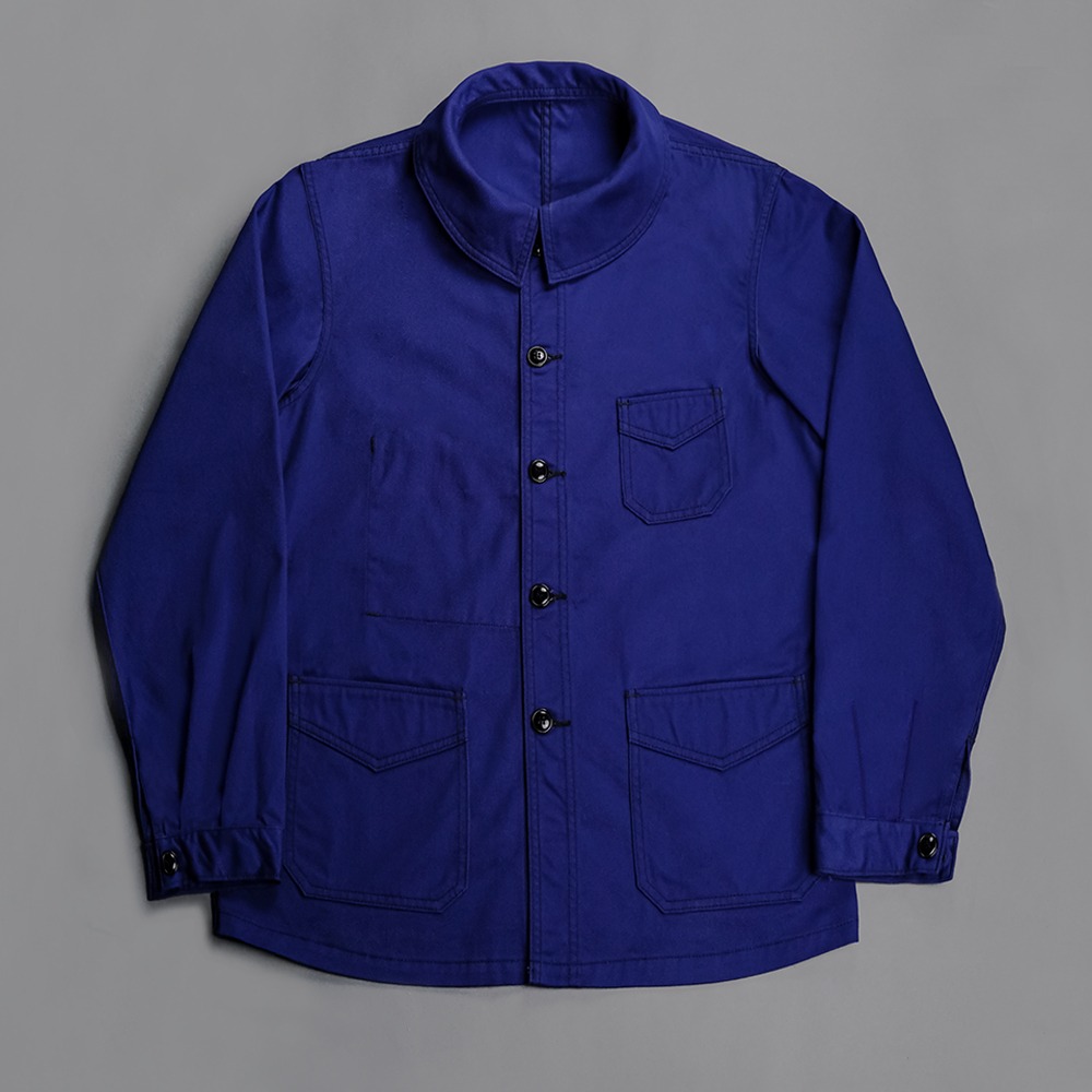 [Indigo Field]  French Work Jacket Blue