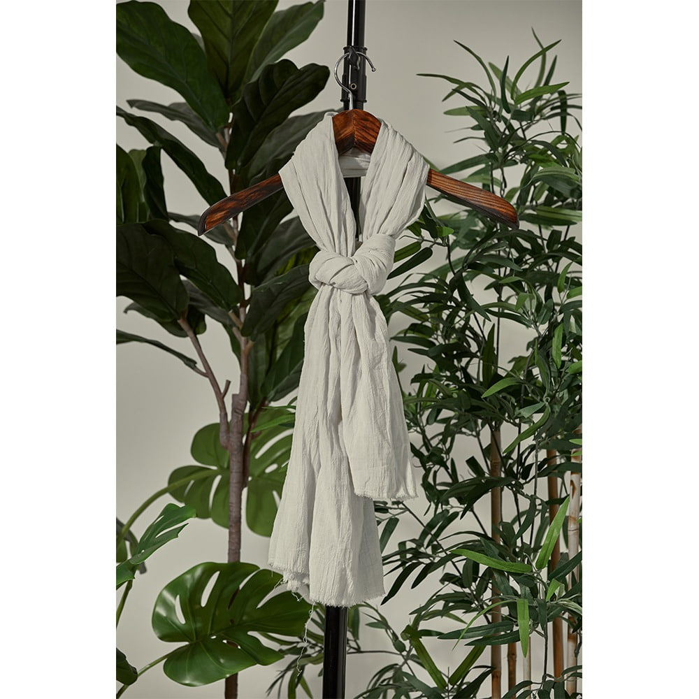 [Tuin]  Rootlet Stole Off White
