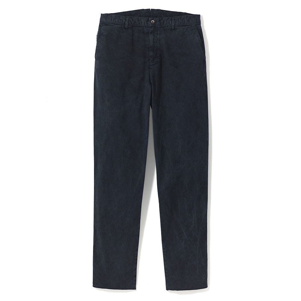 [Rise&amp;Below]  12oz Supima 4ply Garment dyed 302 Loose Tapered Midnight Navy