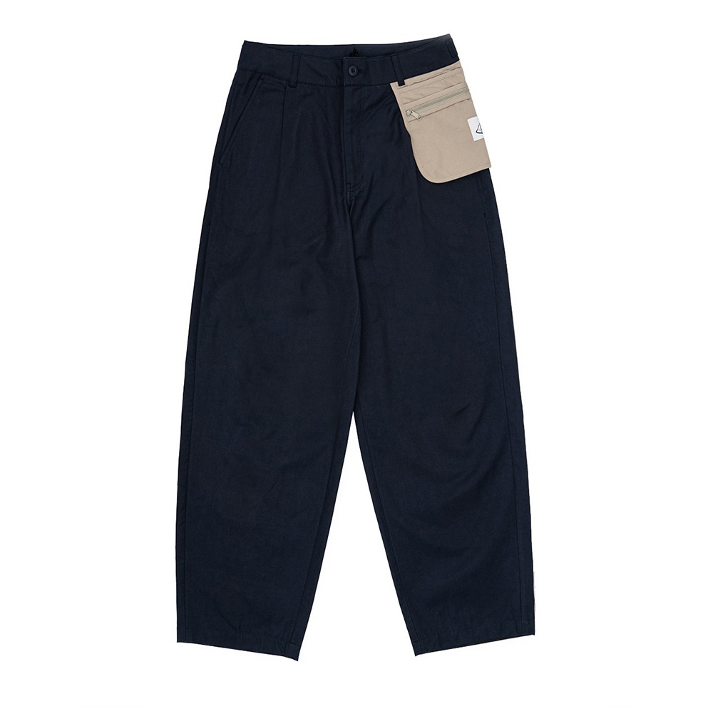 [Chama Sports Lab]  CSL Pocket Tuck Wide Pants CP Navy