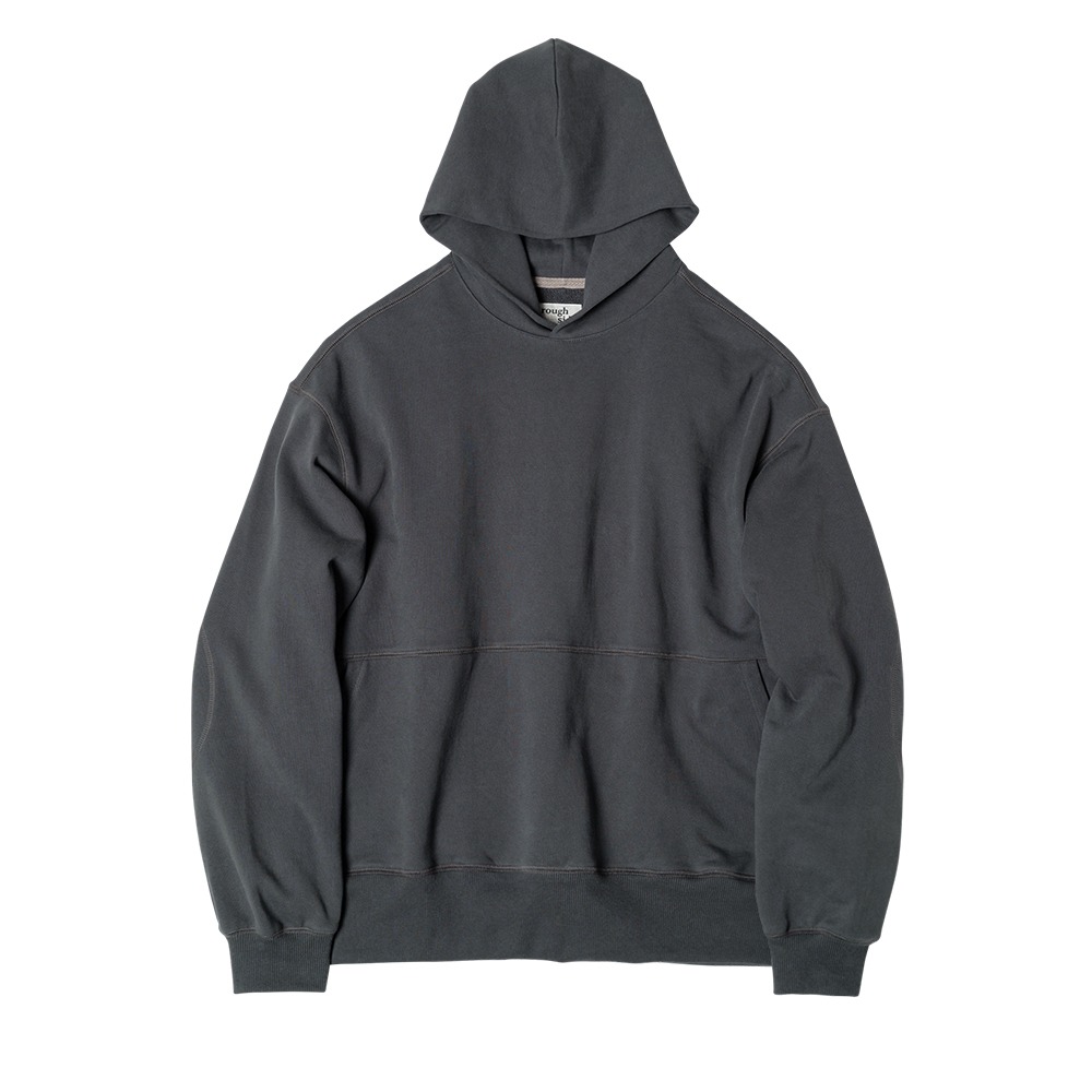 [Rough Side]  22S/S Oversized Hoodie Charcoal