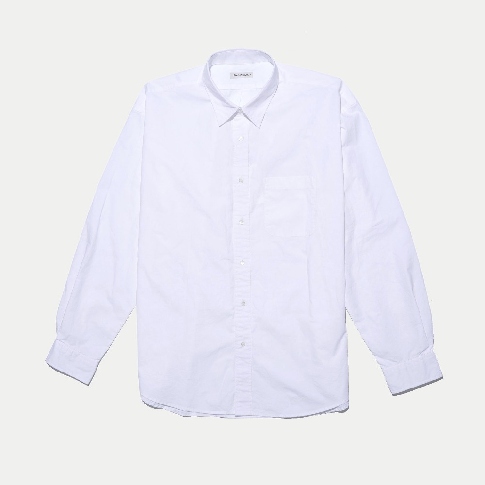 [Fall Break]  Cotton Shirts White