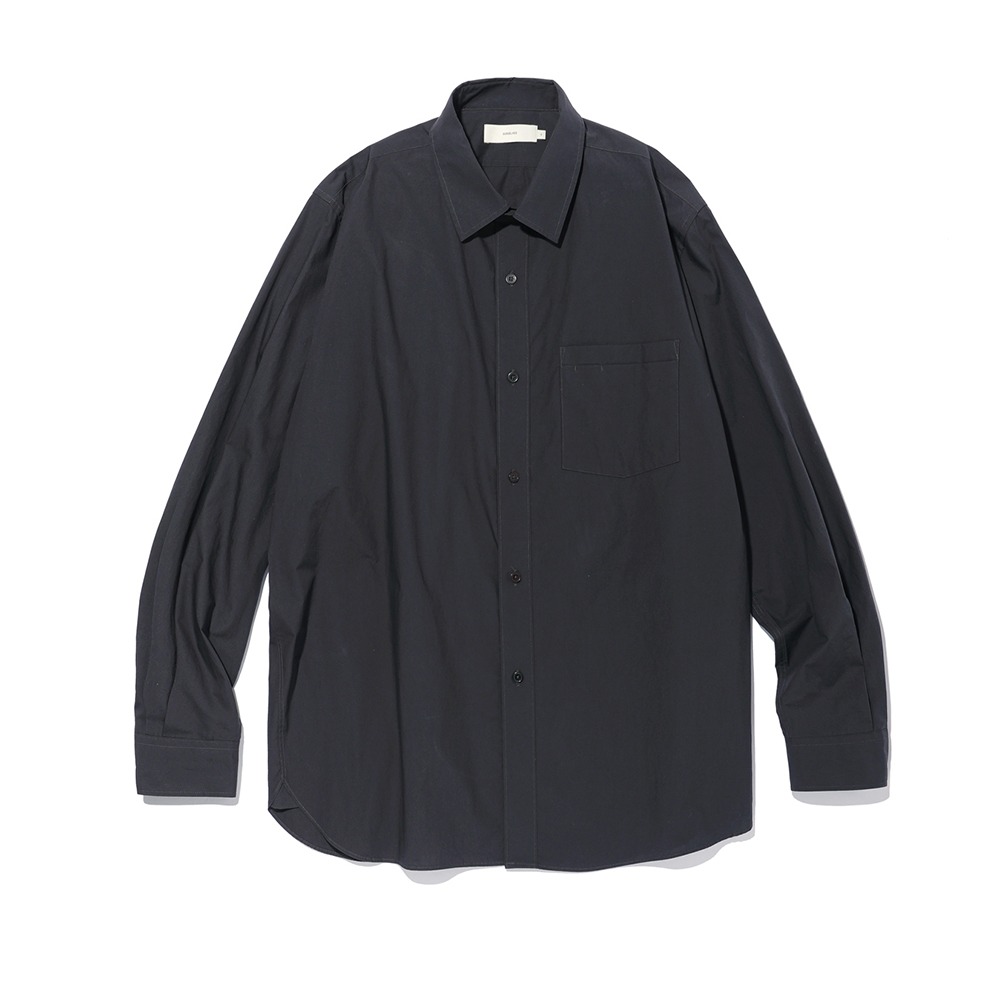 [Ourselves]  Type Writer Relaxed Shirts Charcoal