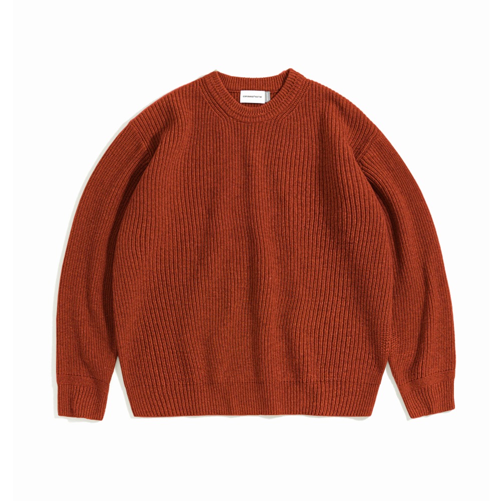 [Espionage]  Miller Knit Sweater Burnt Orange