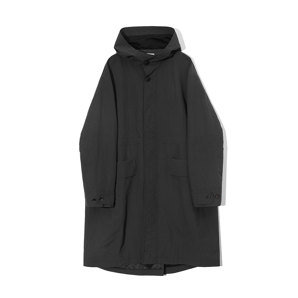 [Ourselves] Explorer Hooded Coat Charcoal